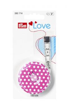 Prym Love Rollmaßband Pink Länge 150 cm  282714